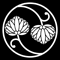家紋・二つ蔓葵の丸画像のepsフリー素材と解説ページヘ