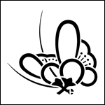 家紋「香い梅飛び蝶」のepsフリー素材ページヘ