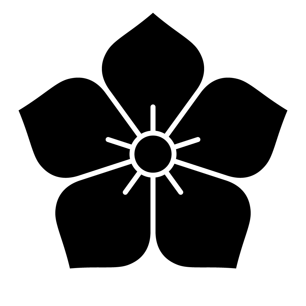 家紋 桔梗 のeps画像のフリー素材 家紋素材の発光大王堂