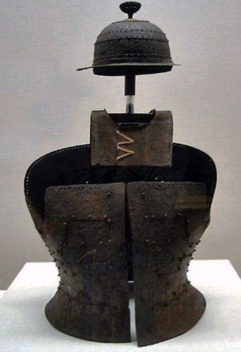 古墳時代に用いられた甲冑である「短甲」