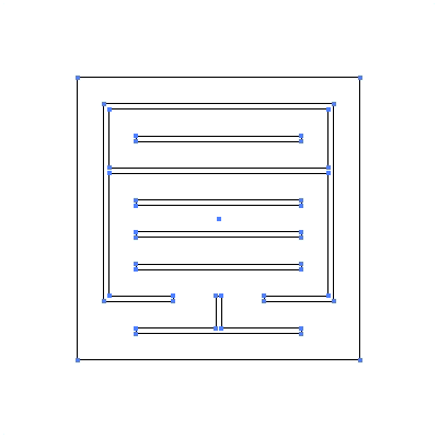 家紋「圓」紋のベクターフリー素材のアウトライン画像