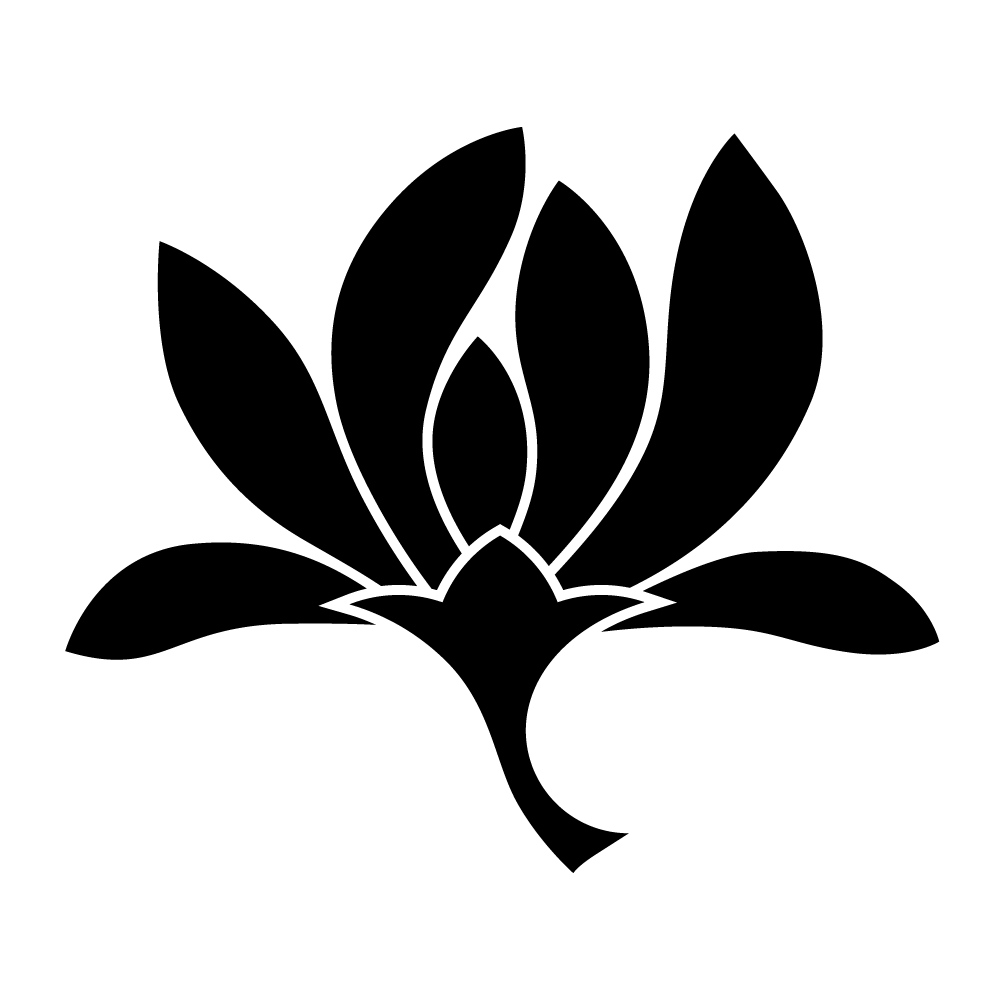 家紋「祇園守桐」の高精細フリー画像。