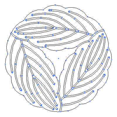 �O�ǂ��d�˔��̃t���[�f�ރA�E�g���C���摜