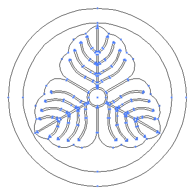 �ۂɕς��O���̃t���[�f�ރA�E�g���C���摜