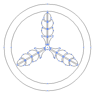 �ۂɈ𔐂̃t���[�f�ރA�E�g���C���摜