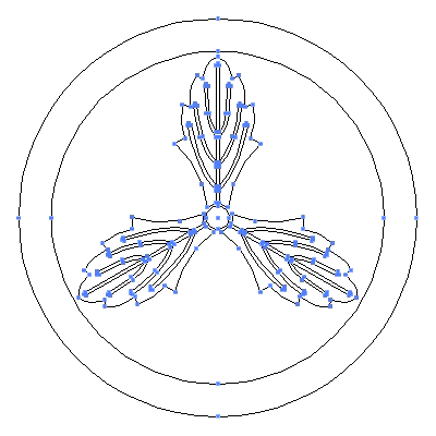 �ۂɕς��׎O�S���̃t���[�f�ރA�E�g���C���摜