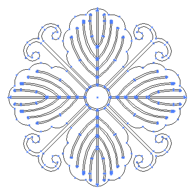 �l�����̃t���[�f�ރA�E�g���C���摜